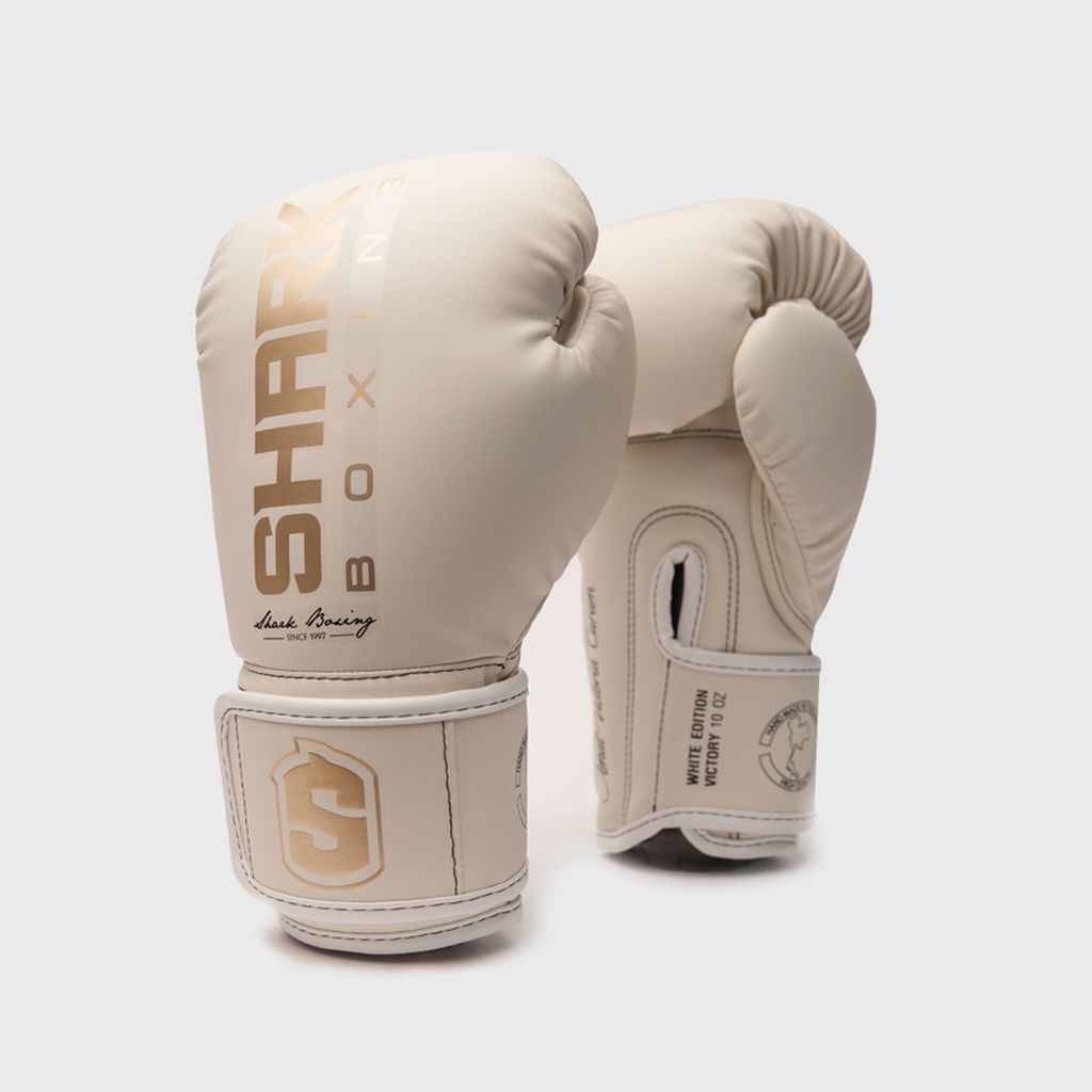 Shark Boxing Victory Boxing Gloves White