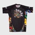 Shark Boxing Tokio SS Rashguard Black-Multicolored