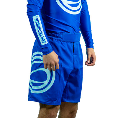 Soiltechnique Ranked MMA Fight Shorts Blue