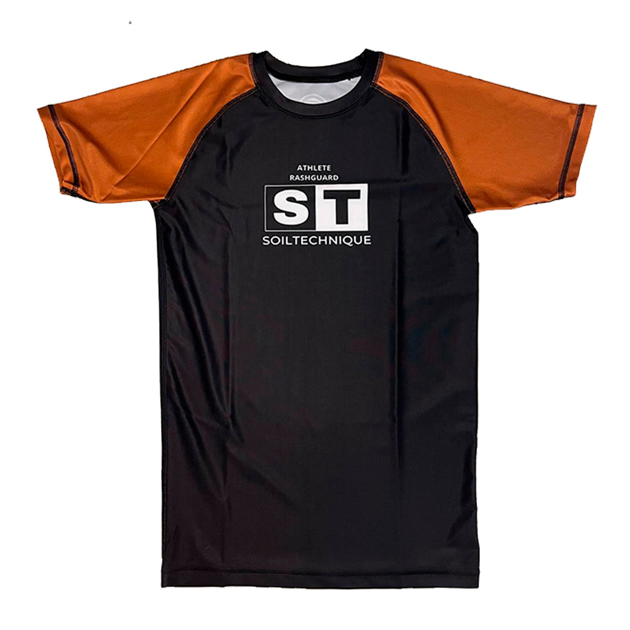 Soiltechnique Athlete No-Gi Ranked SS Rashguard Black-Brown