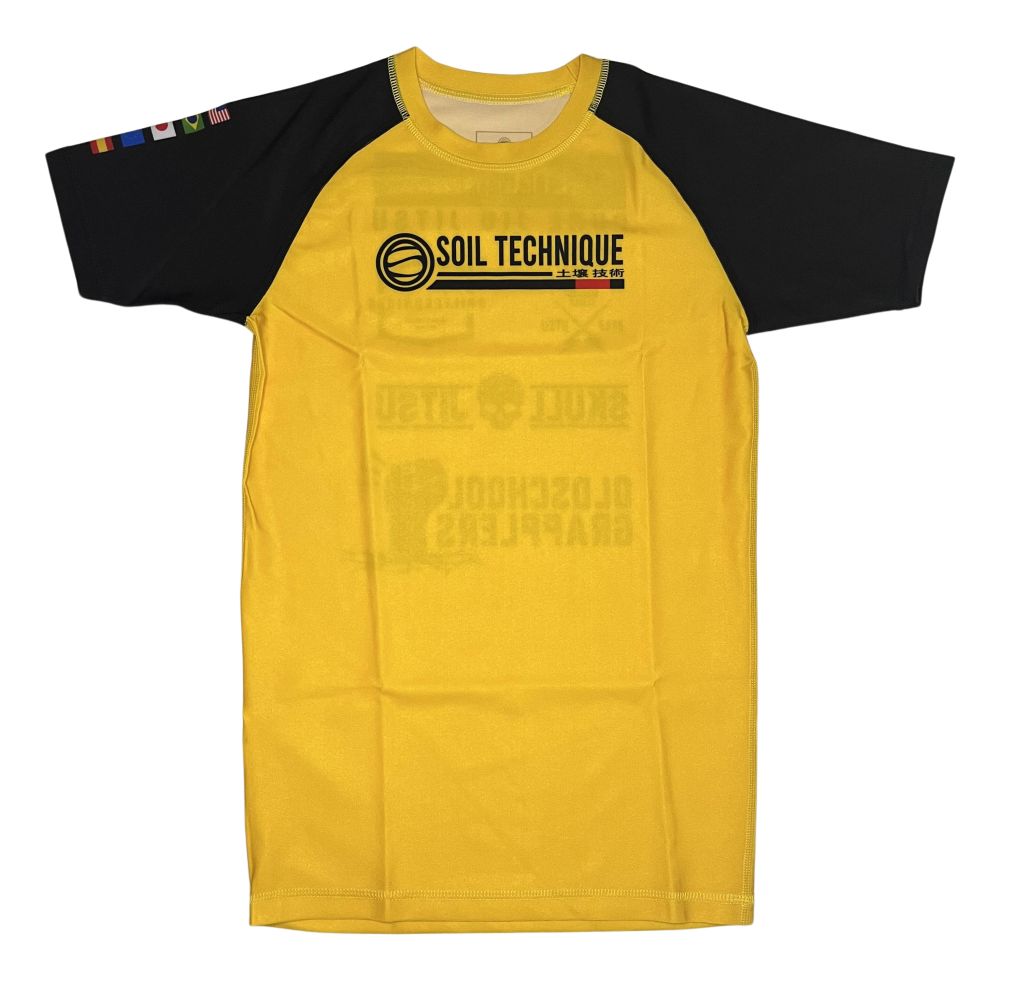 Soiltechnique Logo SS Rashguard Yellow