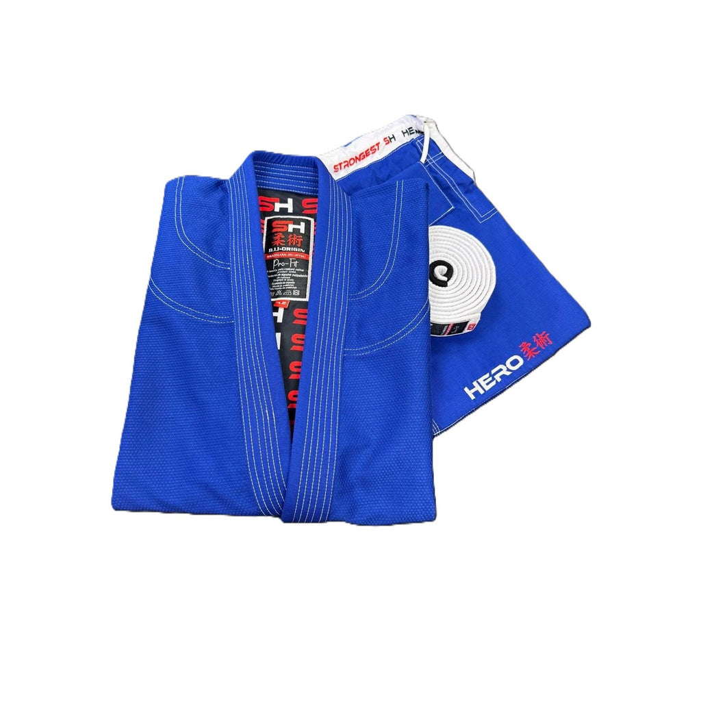 Strongest Hero Origins BJJ Gi Blue