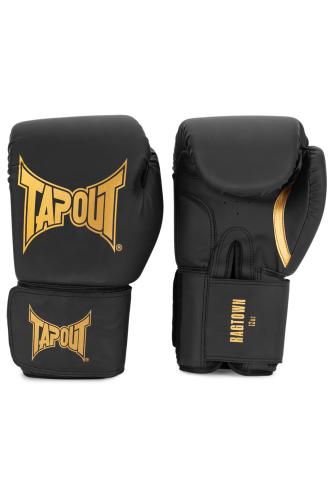 TapOut Ragtonw Boxing Gloves Black-Gold