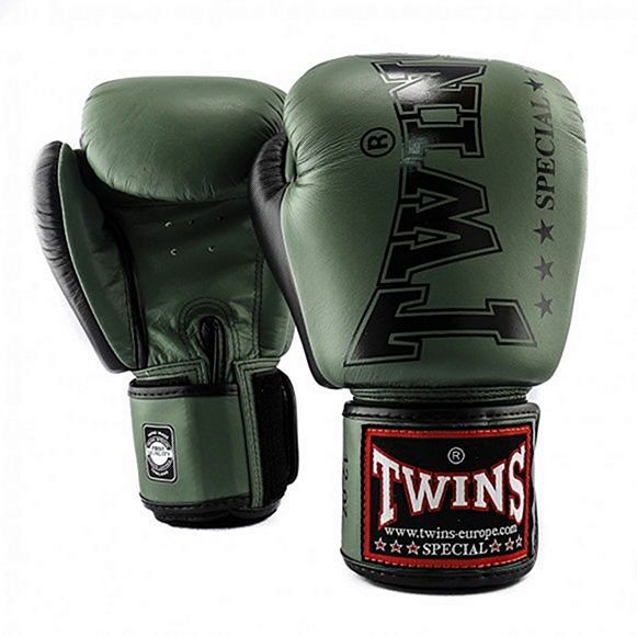 Twins Special BGVL 8 Boxing Gloves Green-Black