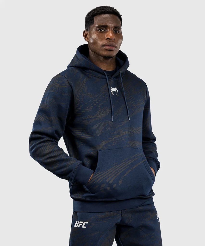 Venum UFC Fusion Fight Week Mens Pullover Hoodie Blue