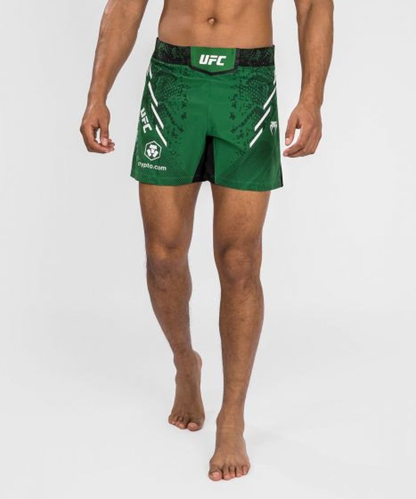 Venum Adrenaline Authentic Fight Night MMA Fight Shorts Green