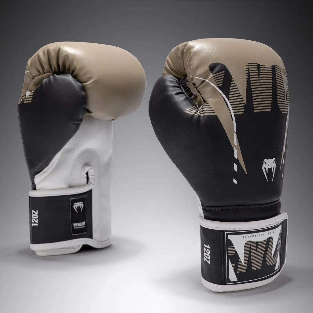 Venum Adrenaline Boxing Gloves Black-Grey