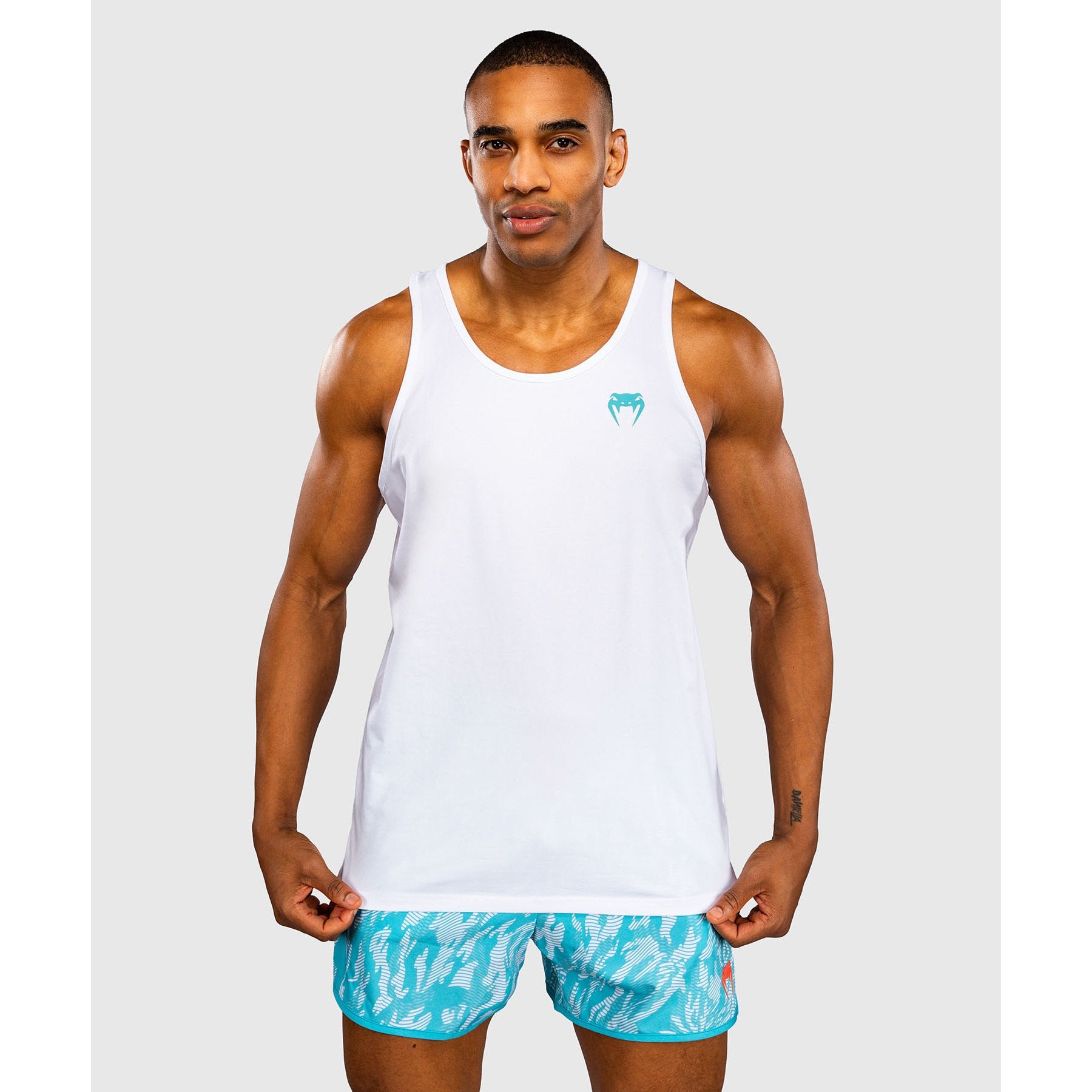 Venum Aqua Tank Top White-Navy Blue