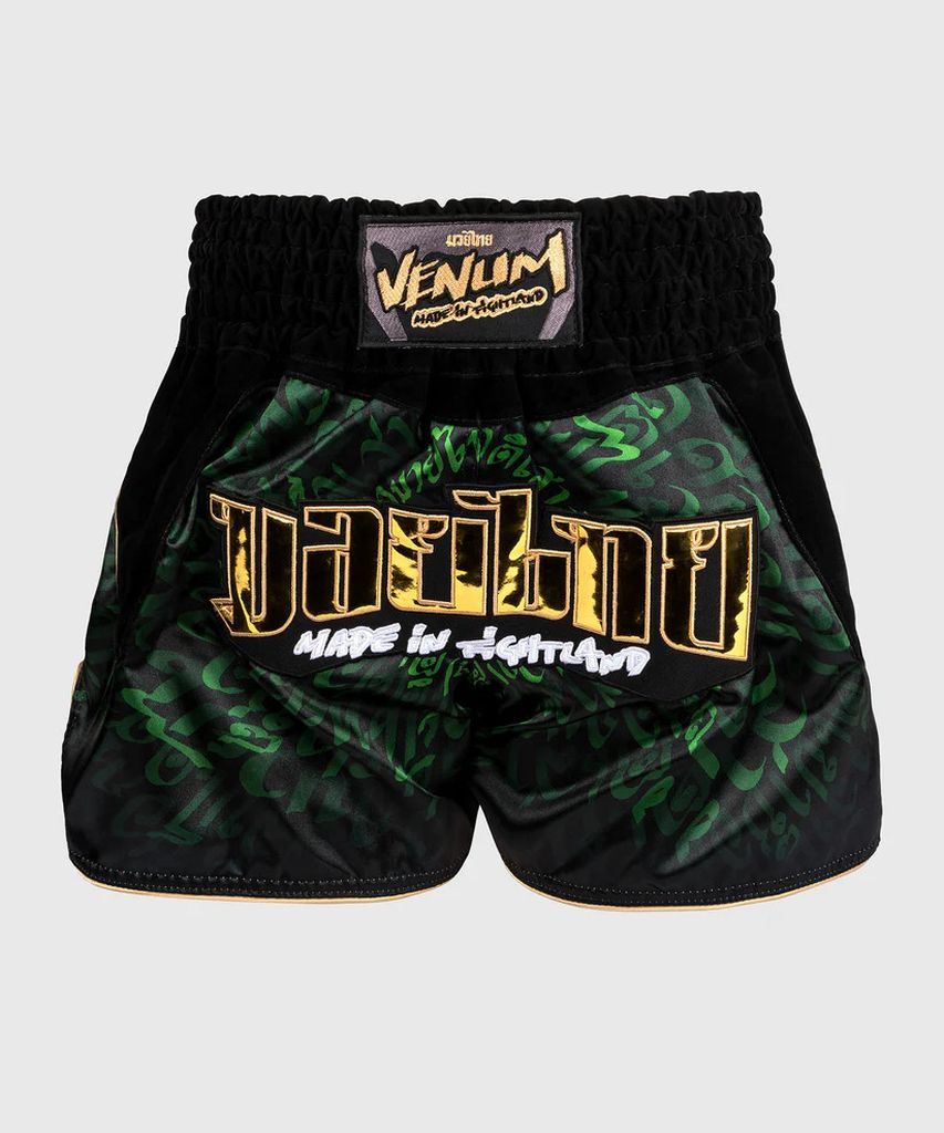 Venum Attack Muay Thai Shorts Black-Green