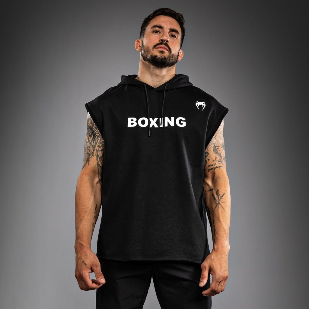 Venum Boxing VT Sleeveless Hoodies Black-White