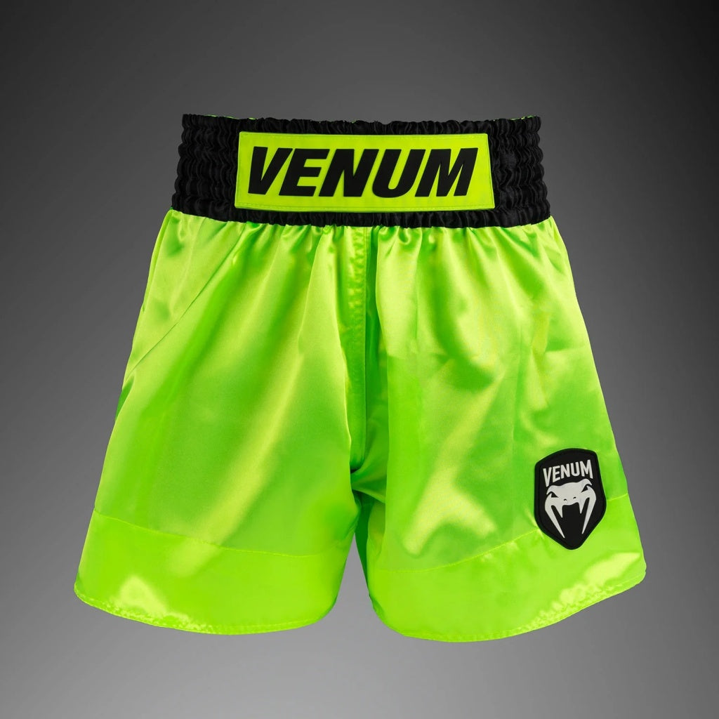 Venum Classic Evo Muay Thai Shorts Fluorescent-Black