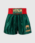 Venum Classic Muay Thai Shorts Green-Red