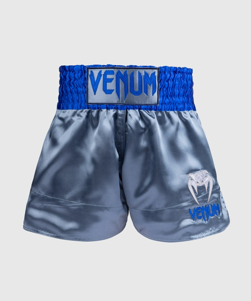 Venum Classic Muay Thai Shorts Grey-Blue