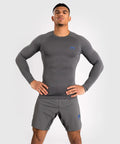 Venum Contender Mens LS Rashguard Grey