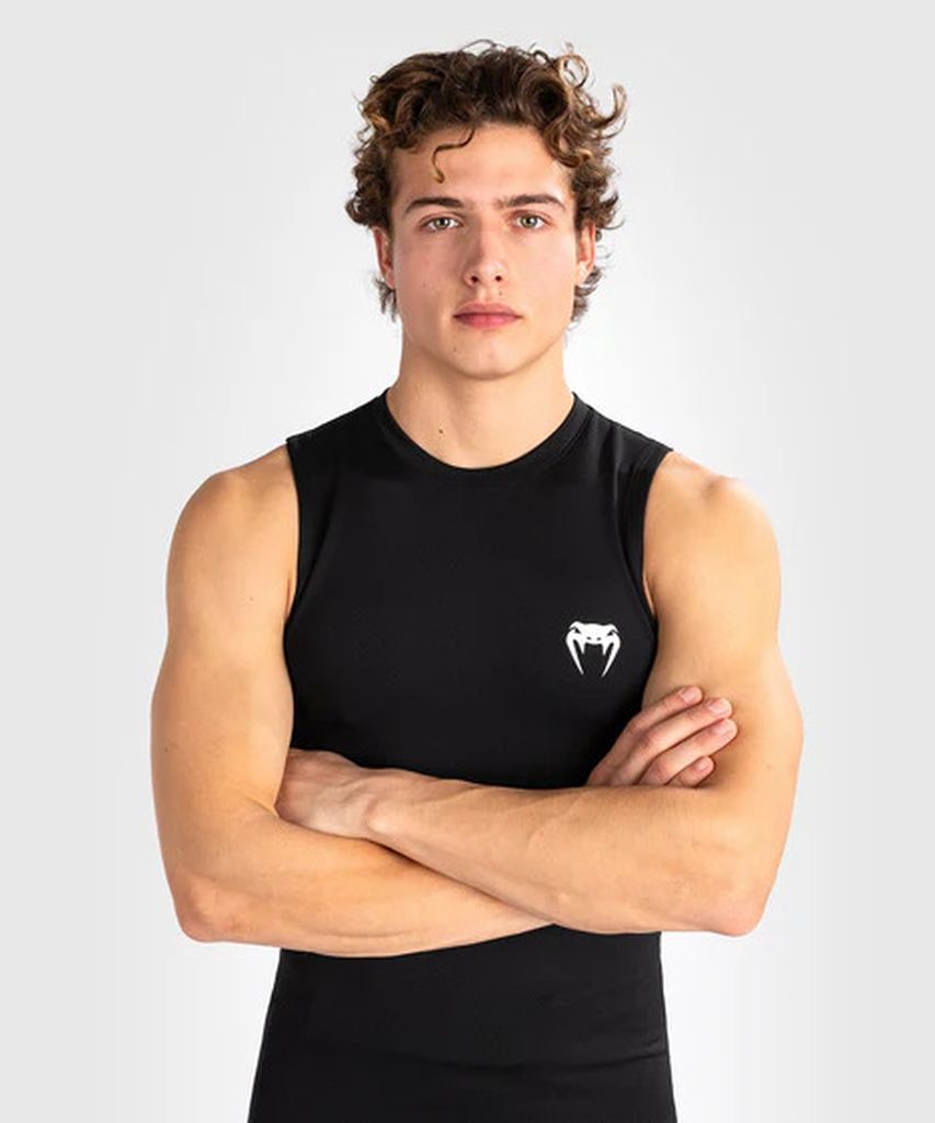 Venum Contender Mens Sleeveless Rashguard Black