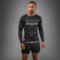 Venum Eclipse LS Rashguard Black-White