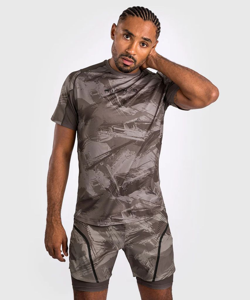 Venum Electron 3.0 Dry-Tech T- Shirt Brown