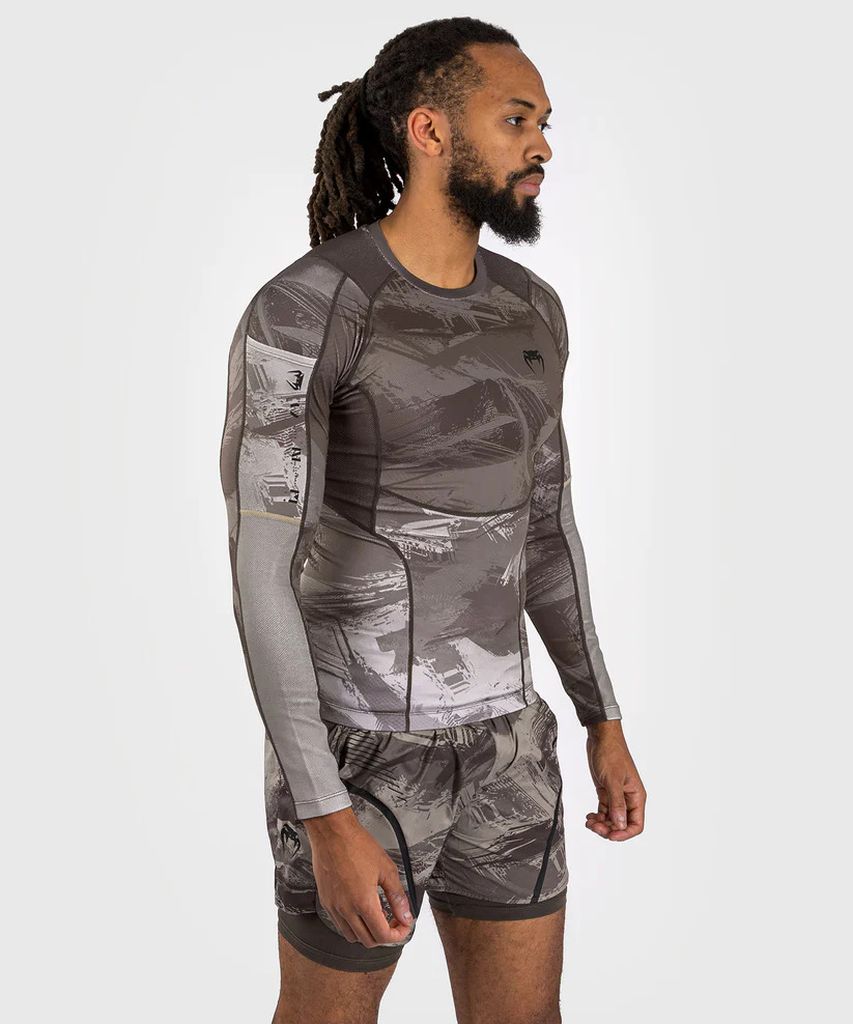 Venum Electron 3.0 LS Rashguard Brown