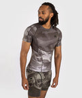 Venum Electron 3.0 SS Rashguard Brown