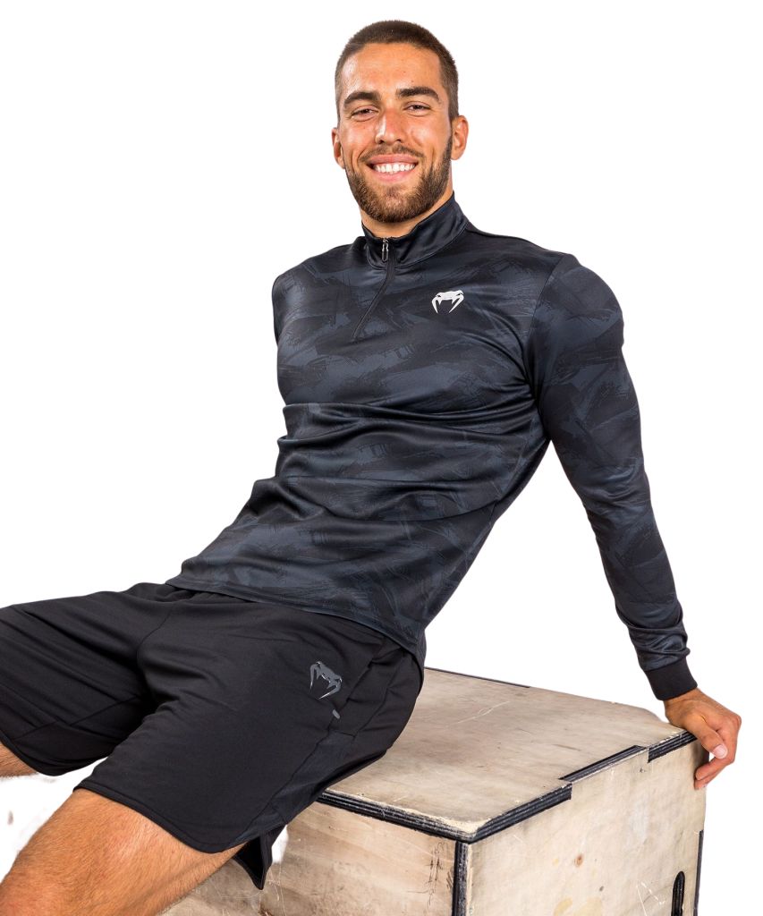Venum Electron 3.0 Winter Dry Tech T- Shirt - Long Sleeves Black
