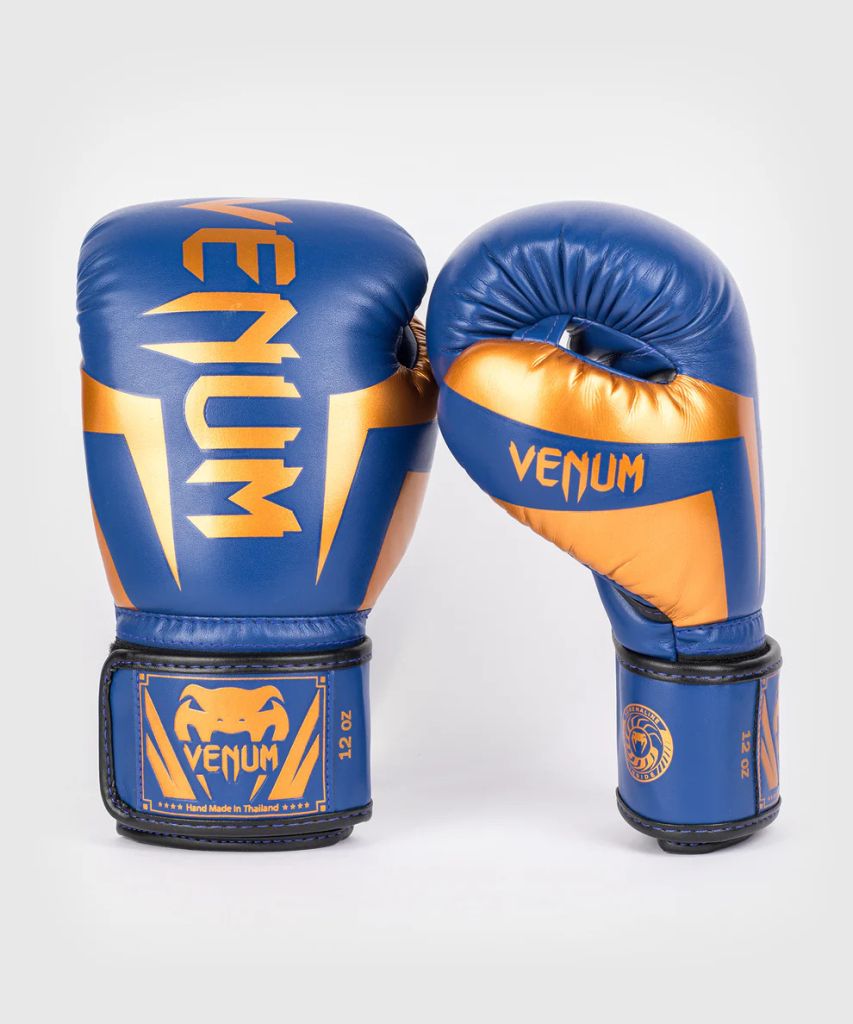 Venum Elite Boxing Gloves White-Black