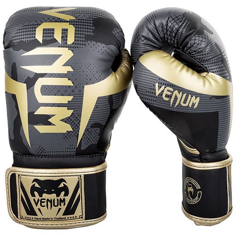 Venum Elite Boxing Gloves Grey-Grey