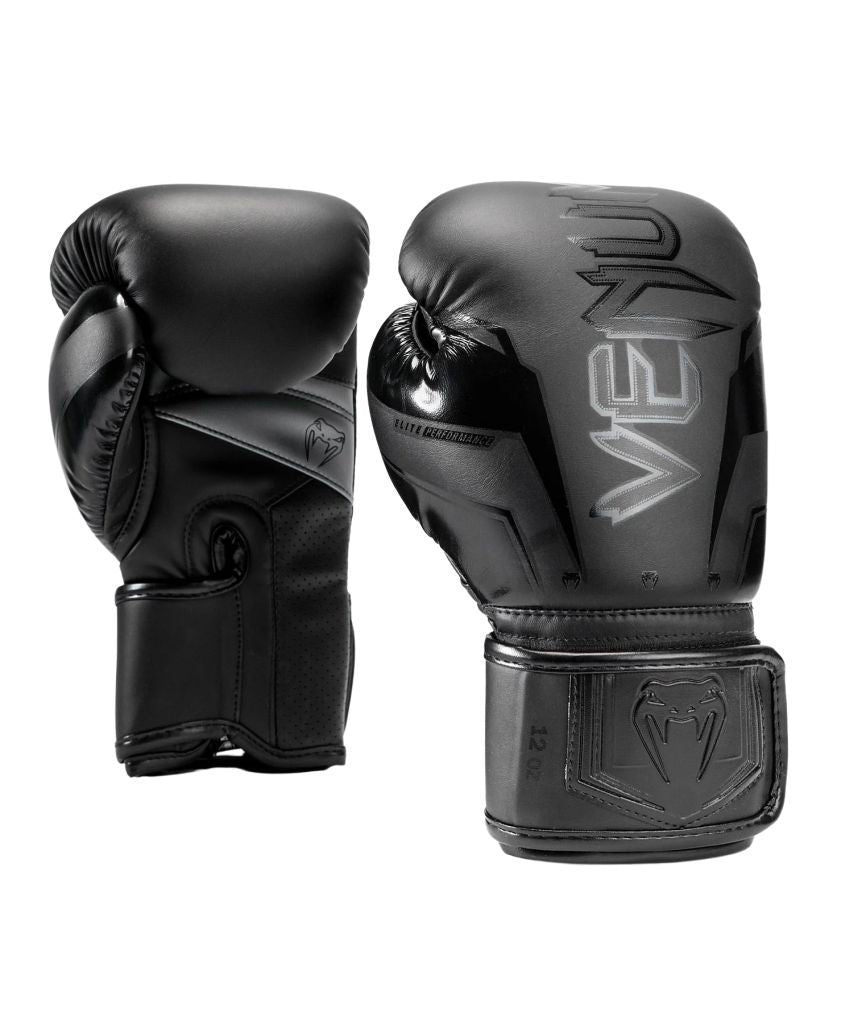 Venum Elite Evo Boxing Gloves Black-Orange