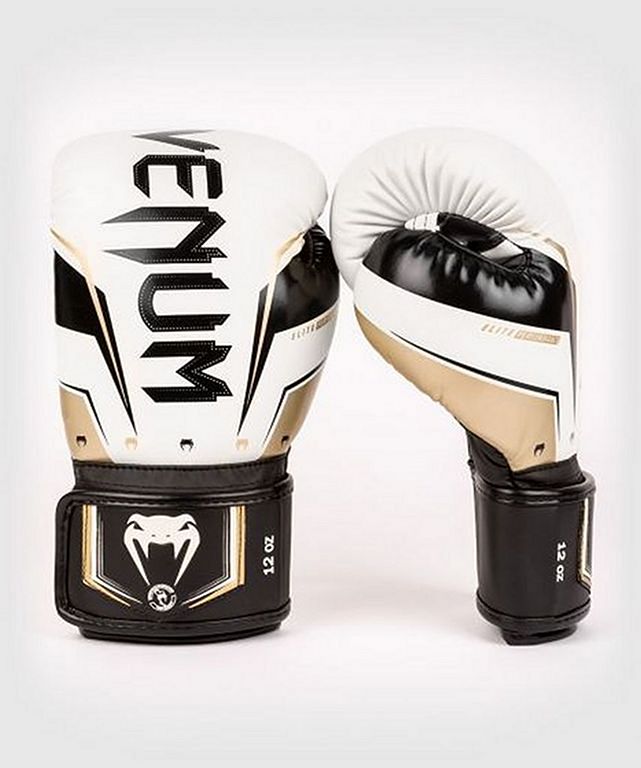Venum Elite Evo Boxing Gloves Black-Orange