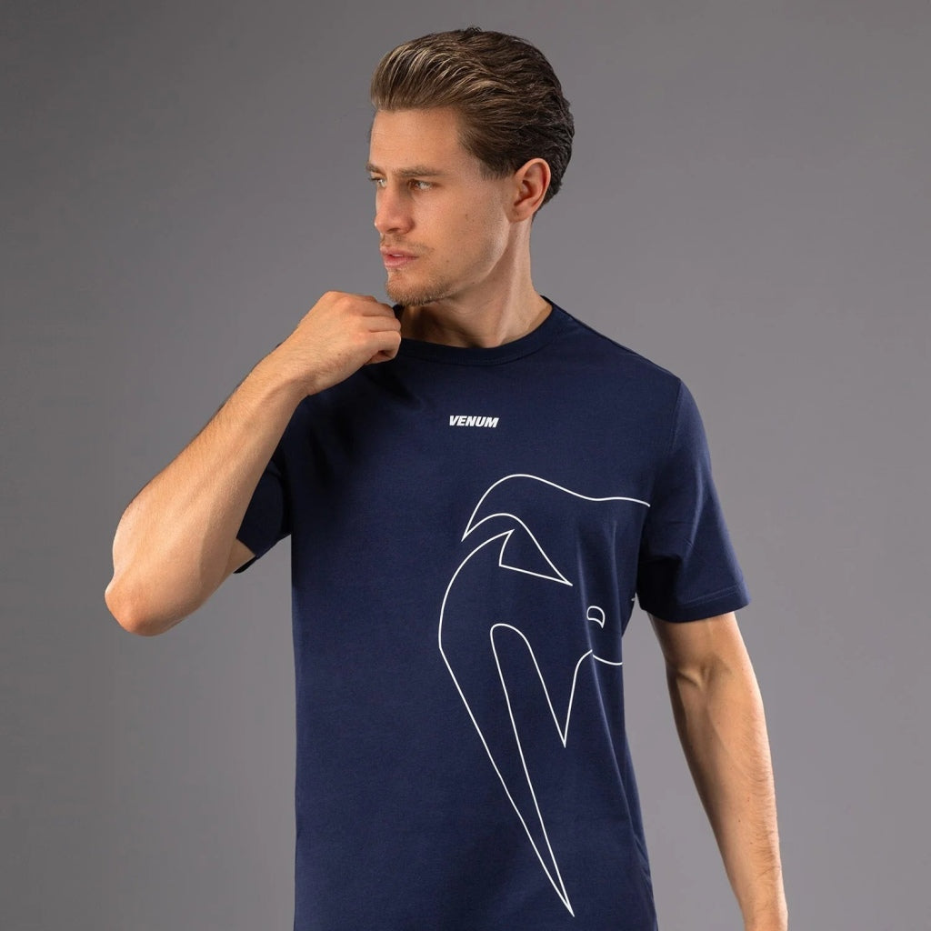 Venum Giant Connect T-Shirt Navy Blue