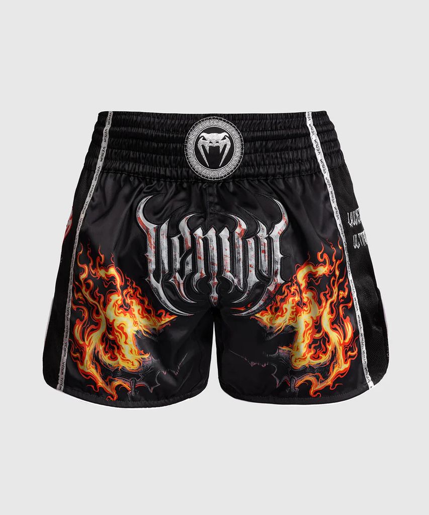 Venum Gladiator 5.0 Muay Thai Shorts Black-Orange