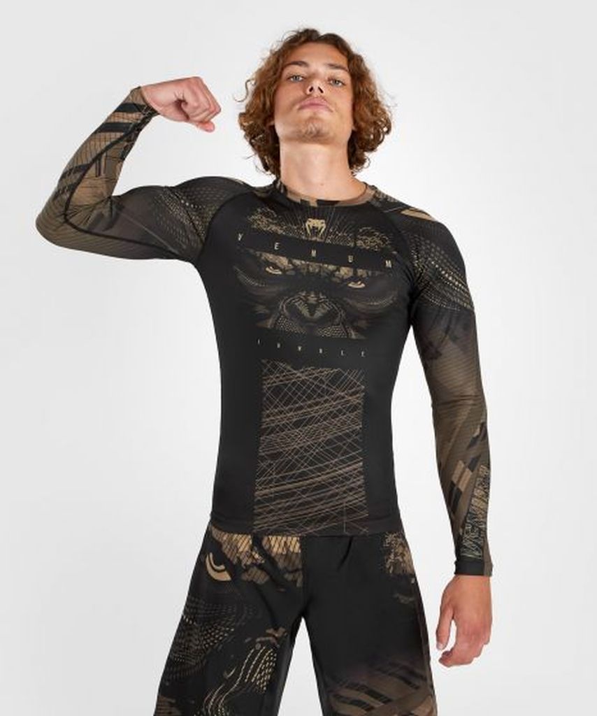 Venum Gorilla Jungle LS Rashguard Black-Gold