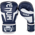 Venum Elite Boxing Gloves White-Navy Blue