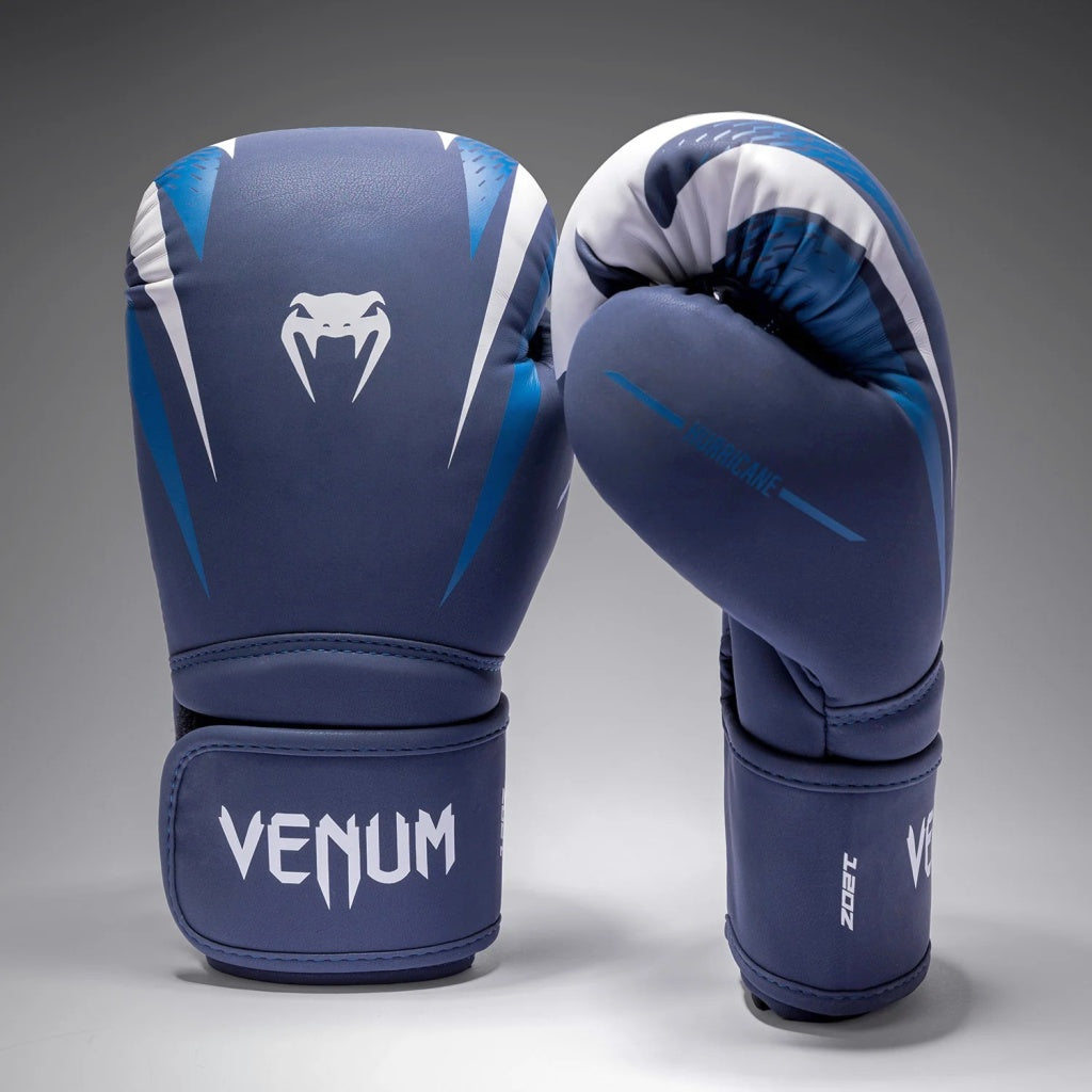 Venum Hurricane Boxing Gloves Blue-White