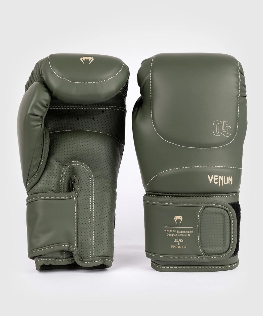 Venum Impact Evo Boxing Gloves Brown-Green