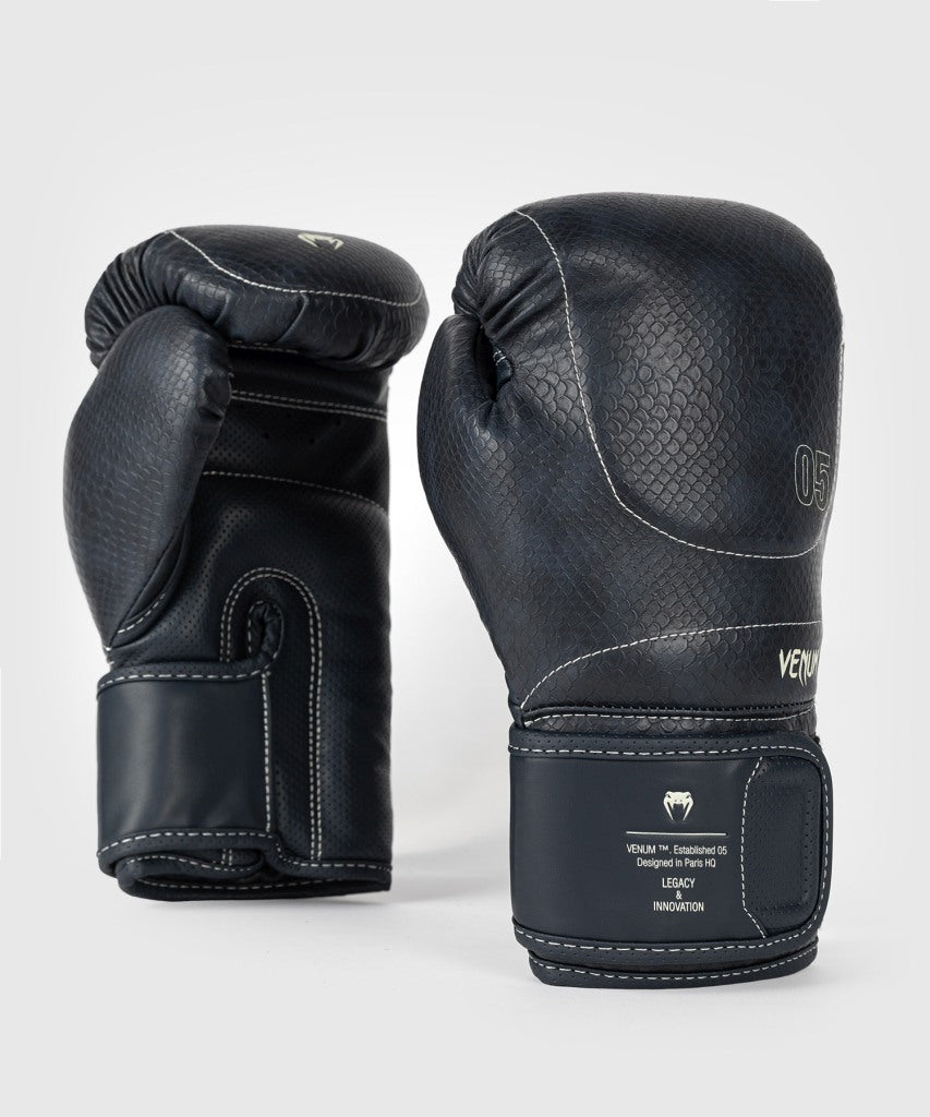 Venum Impact Evo Scales Boxing Gloves Black