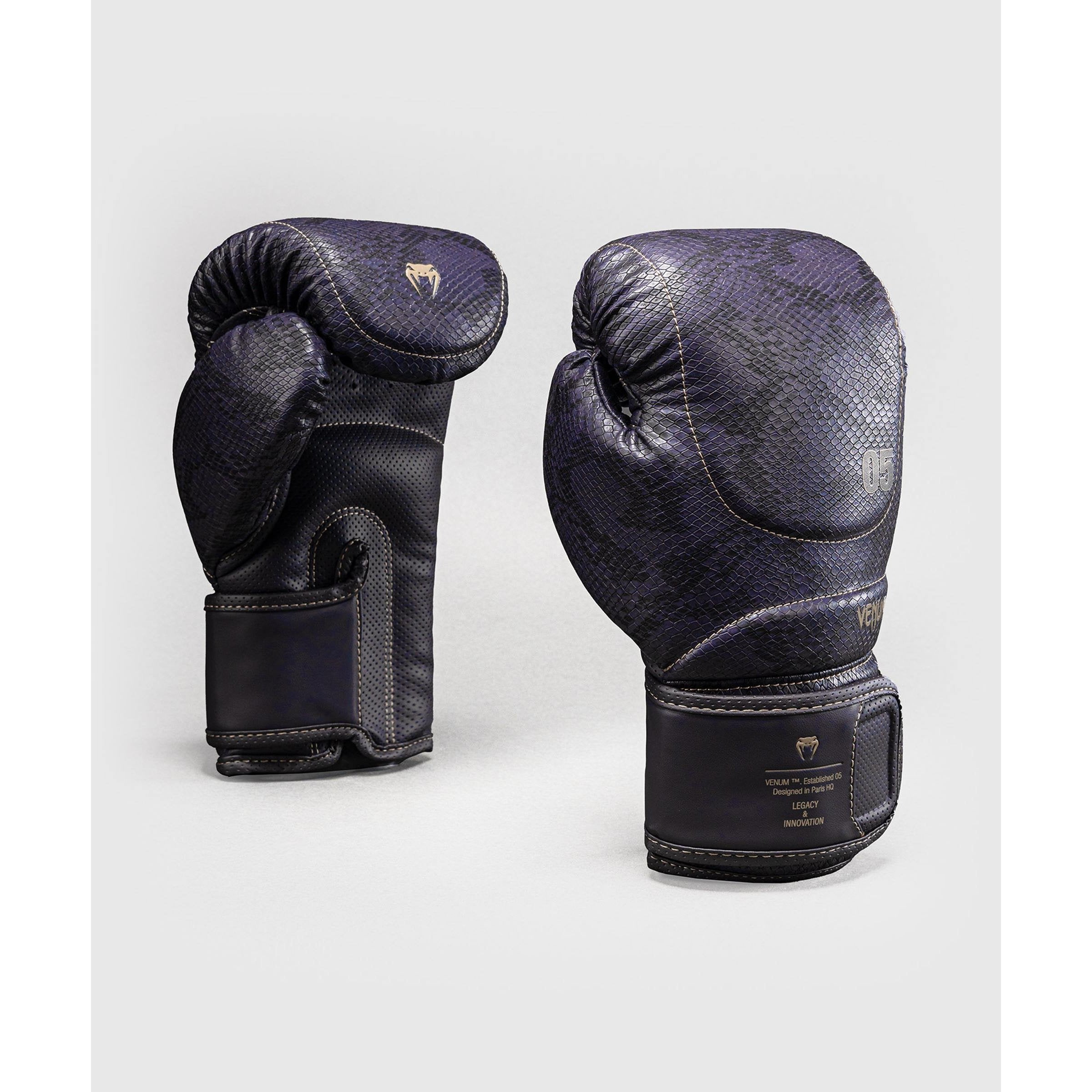 Venum Impact Evo Scales Boxing Gloves Purple