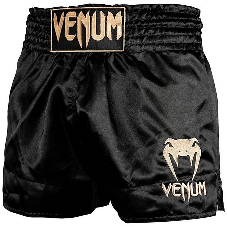 Venum Classic Muay Thai Shorts Black-Gold