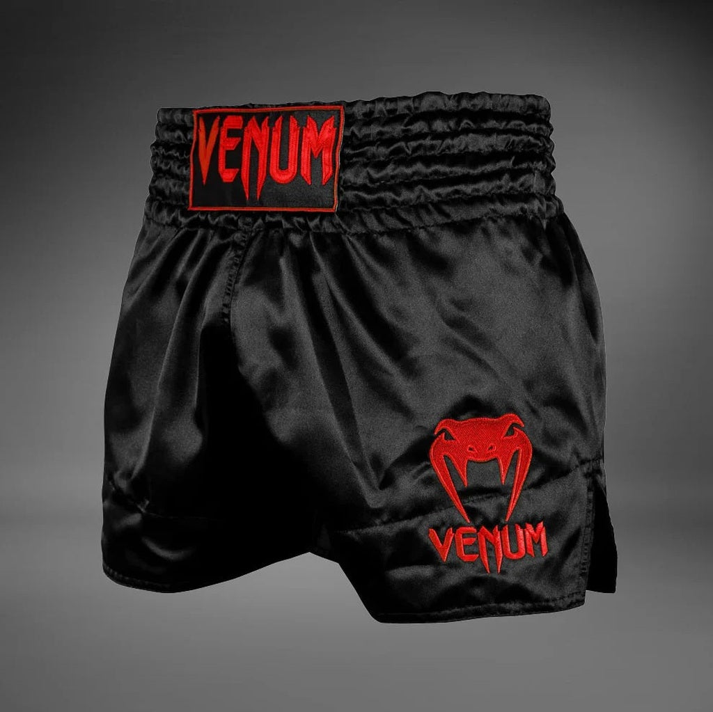 Venum Classic Muay Thai Shorts Black-Red