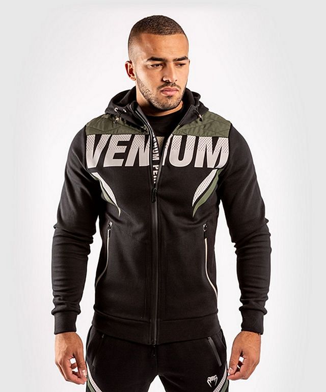 Venum ONE FC Impact Hoodie Black-Green