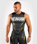 Venum One FC Impact Sleeveless Rashguard Grey-Yellow