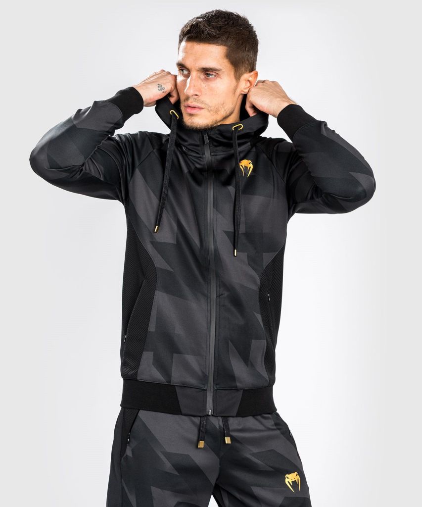 Venum Razor Hoodie Grey-Gold