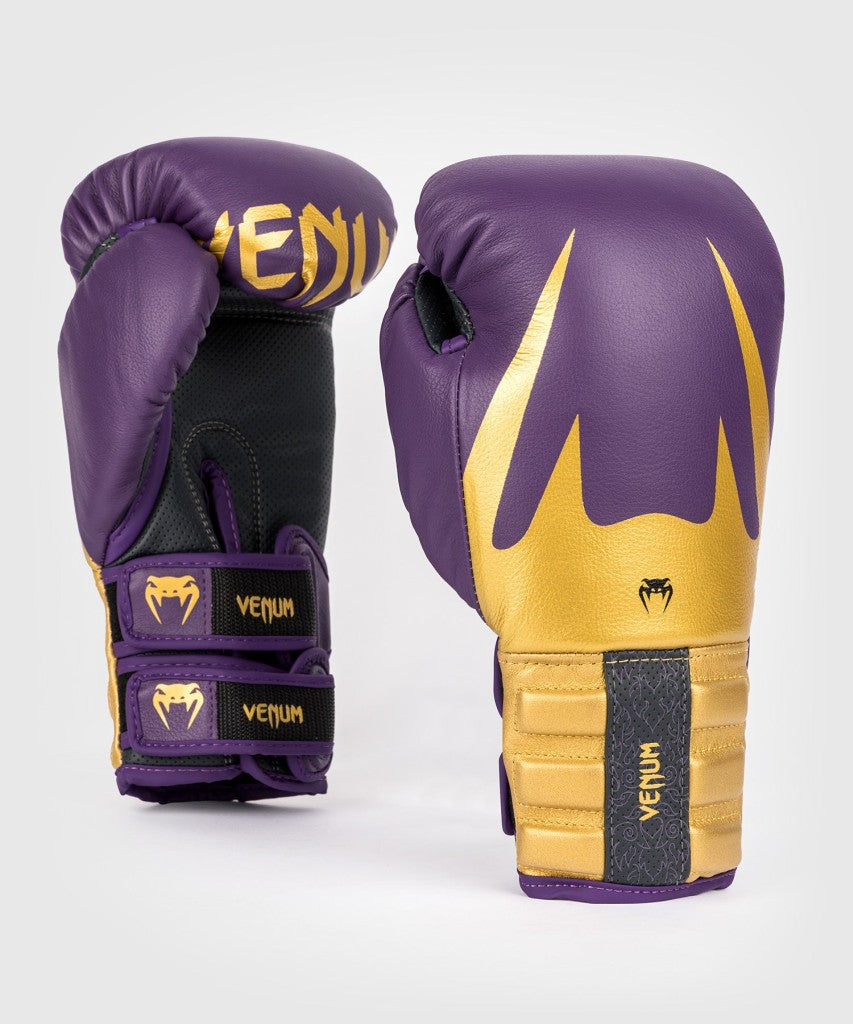 Venum Reverso Boxing Gloves Purple-Gold