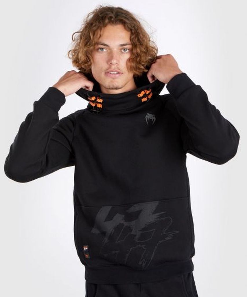 Venum S47 Hoodie Black-Orange