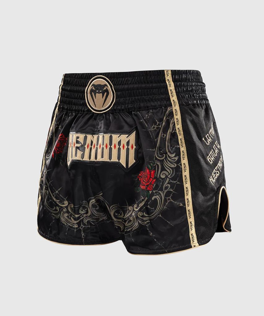 Venum Santa Muerte 5.0 Muay Thai Shorts Black-Gold