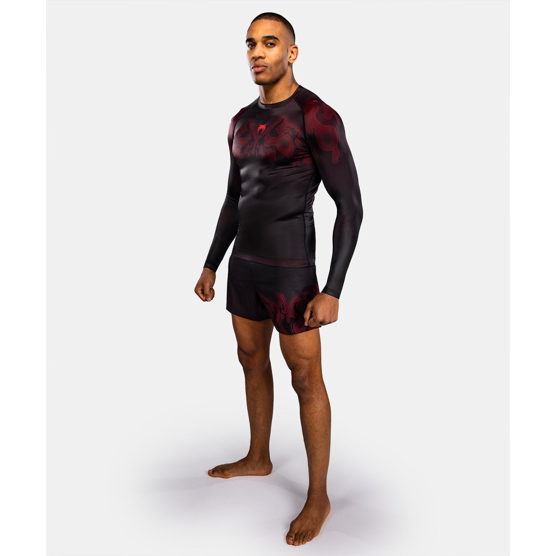 Venum Spectre LS Rashguard Black-Red