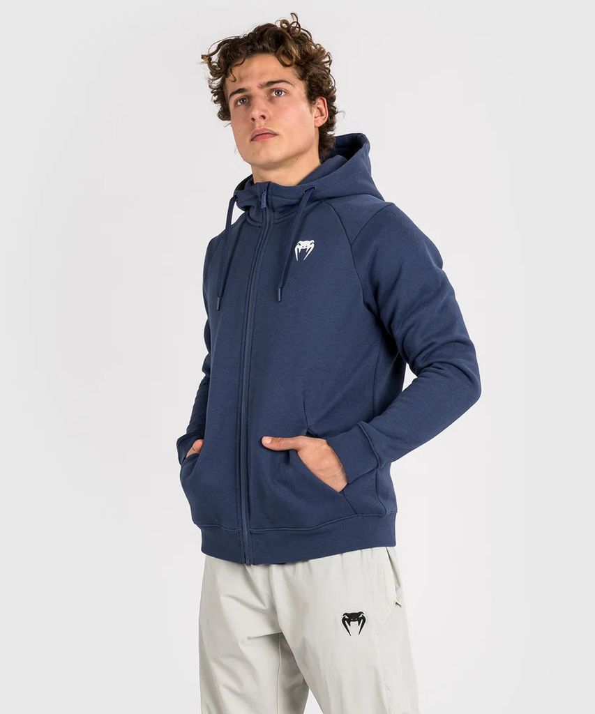 Venum Strikeland Full Zip Hoodie Navy Blue