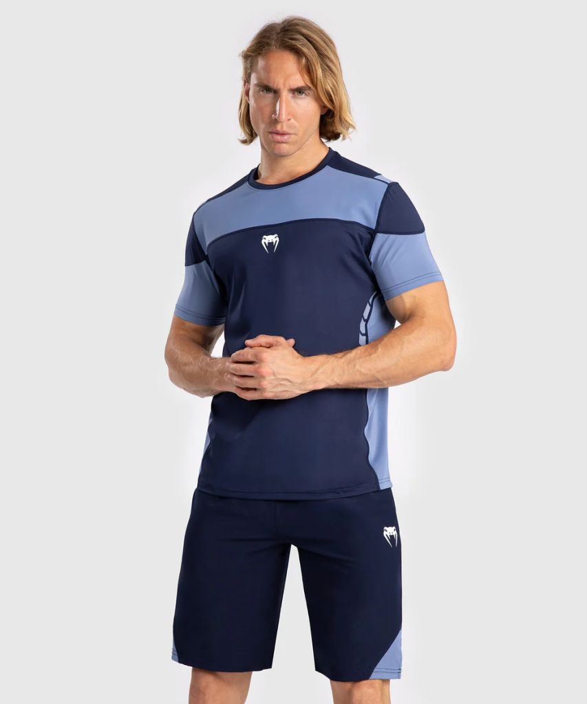 Venum T-shirt Dry-Tech Tempest Navy Blue-Blue