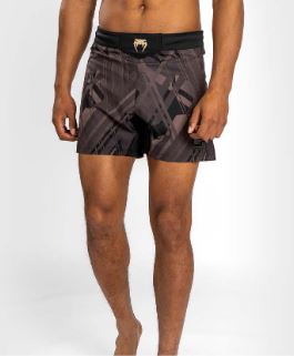 Venum Tecmo 2.0 MMA Fight Shorts Black-Grey