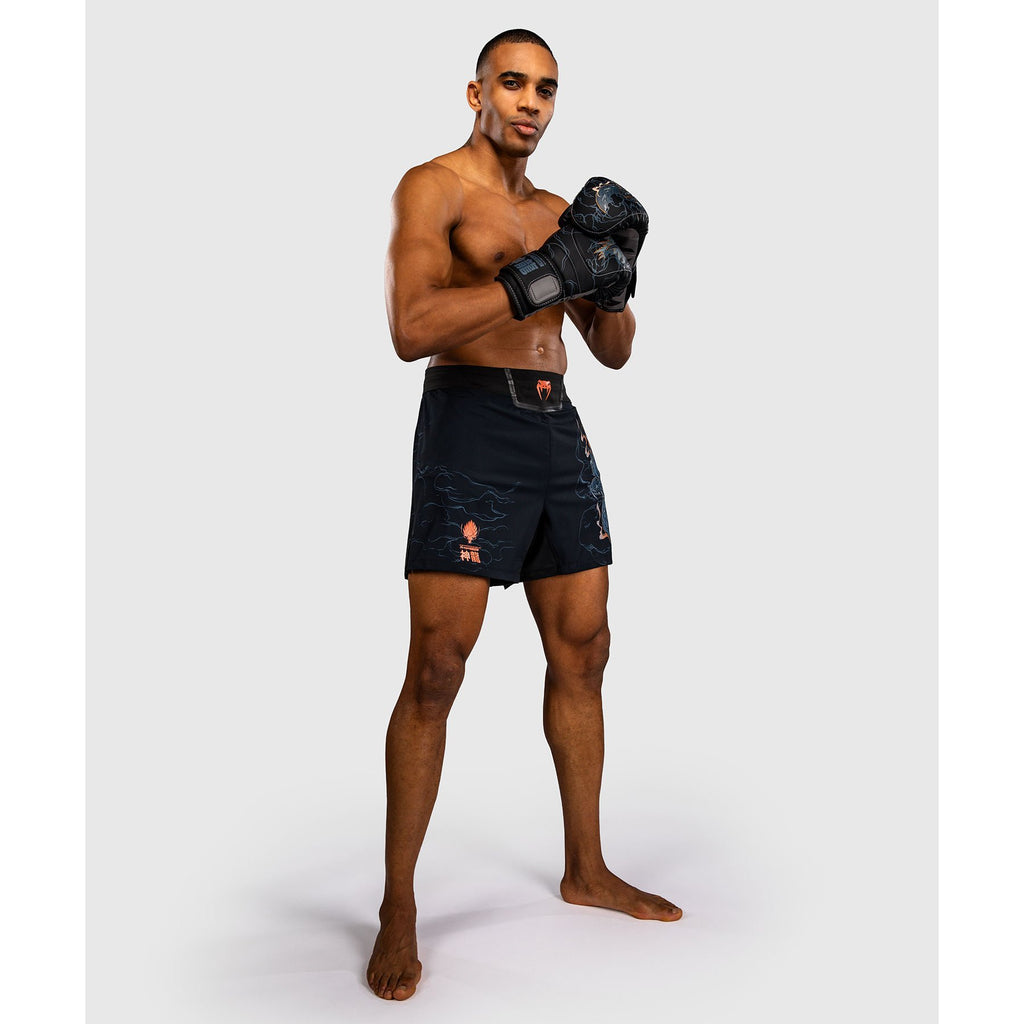 Venum Thunder Dragon MMA Fight Shorts Black-Bronze