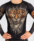 Venum Tiger Mens LS Rashguard Black